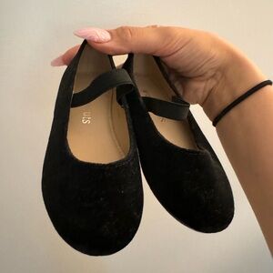 J. Crew velvet ballet flats for toddlers